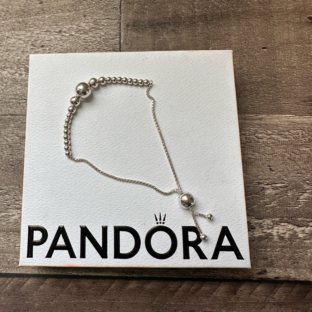 Pandora Bead Slider Bracelet.